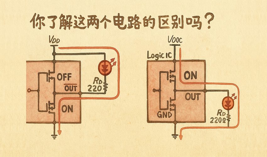  单片机GPIO驱动能力的秘密：为何“灌”比“推”更给力？